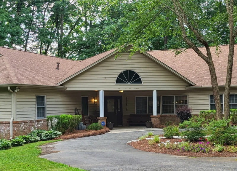 Warm residential assisted living home interior
